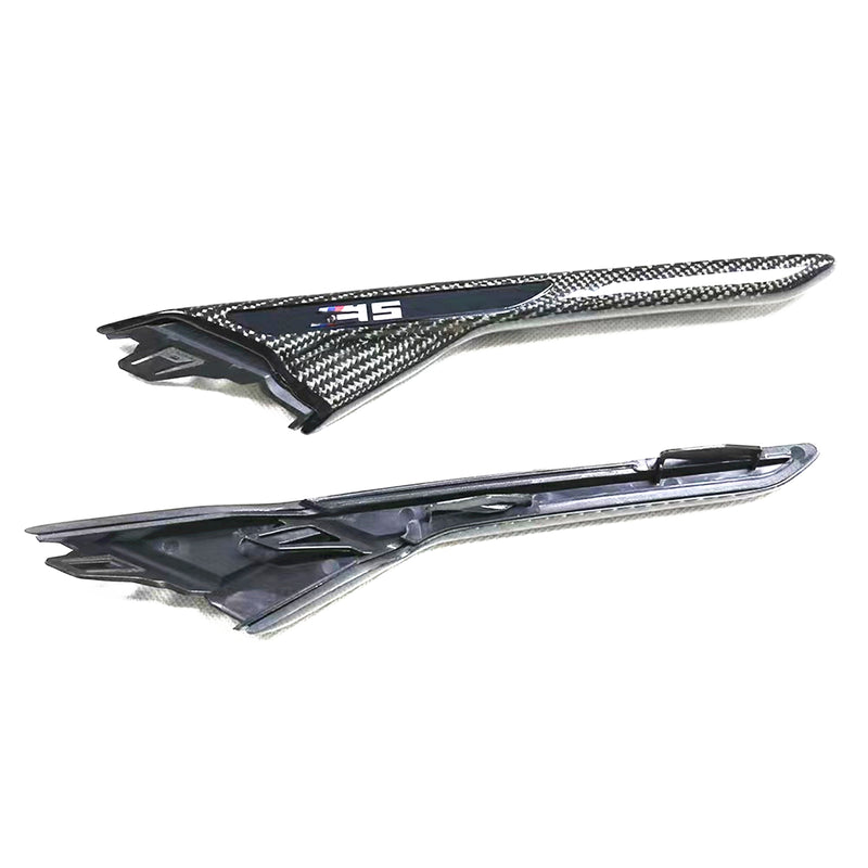 WXZOS Genuine Carbon Fiber Side Fender Emblem for BMW M5 F902018-2020