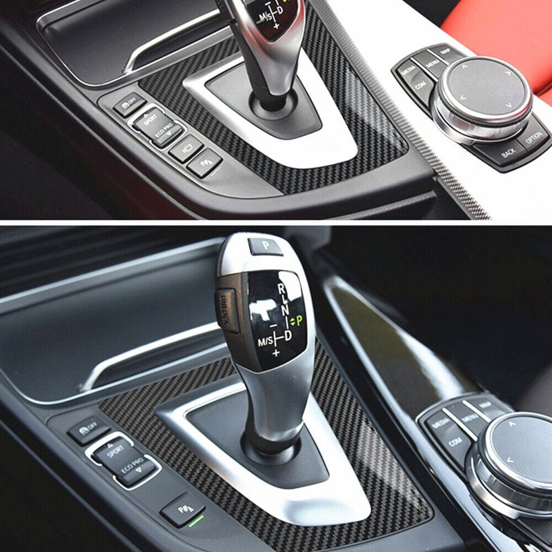 Gear Stick Shift Knob Boot Panel Cover Replace for BMW 3Series F30 F31 2013-2018