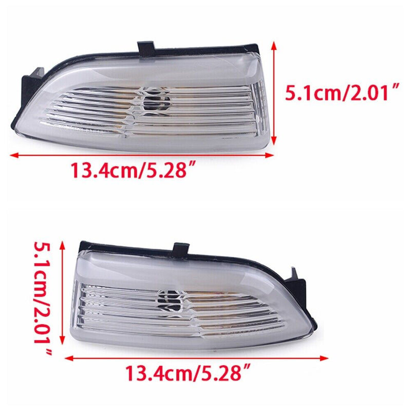 Rear L&R Mirror Turn Signal Indicator Light Cover For Ford Everest Ranger