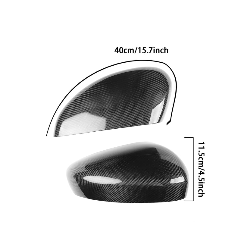 WXZOS Genuine Carbon Fiber Wing Mirror Trim for Ford Escape 2020-2023