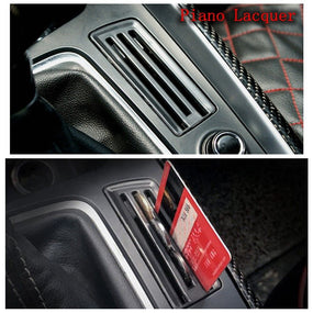 Piano Lacquer 8K1858323 LHD Center Console Coin Card Slot Holder For Audi Q5 A4
