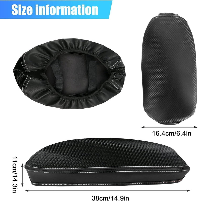 Cover protezione scatola bracciolo console centrale in pelle per Chevy Colora...