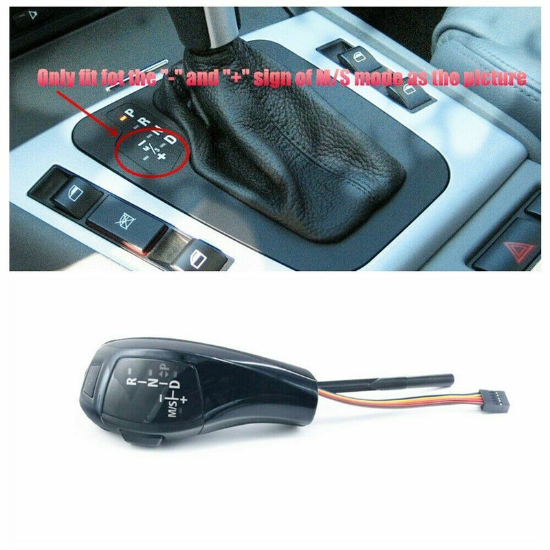 Black LED Shift Knob w/Engine START STOP Cover for BMW 2010-2012 E84 X1 Pre-LCI