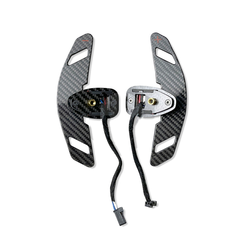 WXZOS Magnetic Carbon Fiber Gear Shifter Paddle for Mercedes R172 SLC-Class 2016-2020