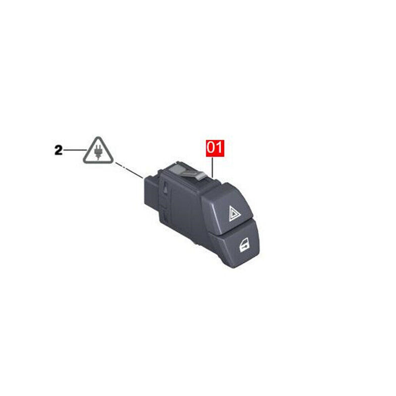 Door Lock Button Hazard Warning Switch for BMW 6 series F06 GC F12 F13 2011-2017