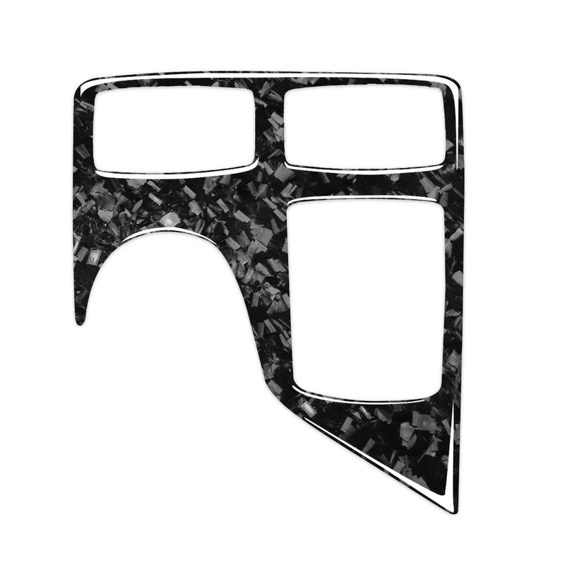 WXZOS Genuine Carbon Fiber Center Console Panel Trim for Benz W166 M-Class 2012-2015