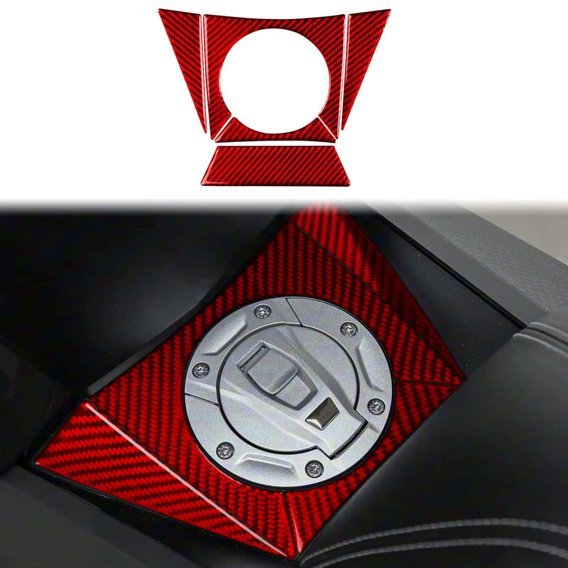 WXZOS Carbon Fiber Fuel Tank Cap Panel Trim for BMW C400GT 2021-2023