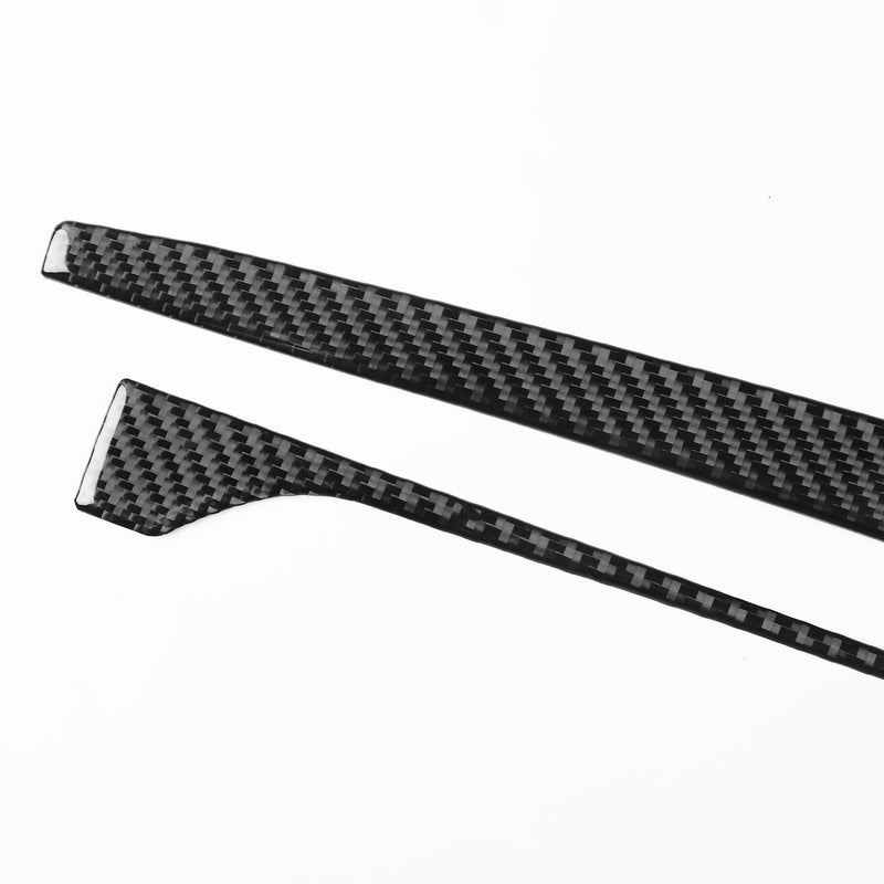 WXZOS Carbon Fiber Center Console Side Panel Trim for Chevrolet Corvette C8 2020-2024