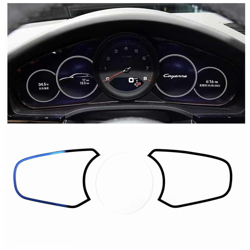 WXZOS LCD Instrument Panel Protective Glass Replacement for Porsche Cayenne 2018-2023