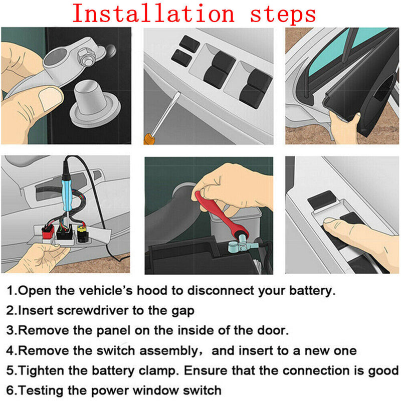 Master Power Window Door Switch 1L5Z14529AB for Ford Explorer Sport Trac 2001-03