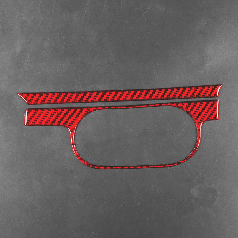 WXZOS Genuine Carbon Fiber Headlight Switch Trim for Porsche 718 Cayman 2017-2025