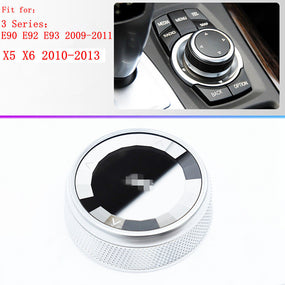 7 Button IDrive Multi-Media Knob Rock Crystal Cover Trim for BMW 2010-2013 X5 X6