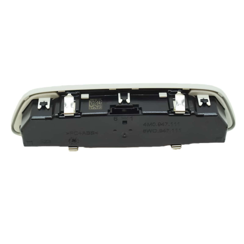 WXZOS Florett Silver Rear Interior Dome Reading Light for Audi A6 Allroad C8 2019-2025