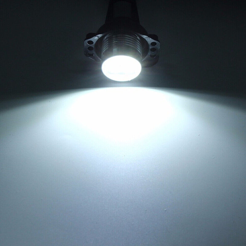 6W LED Halo Ring Marker Angel Eyes Light Bulb 2PCS For BMW 3' E90 E91 2005-08