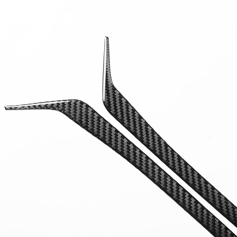 WXZOS Genuine Carbon Fiber Rear Taillight Trim Bezel for Chevrolet Corvette C8 2020+