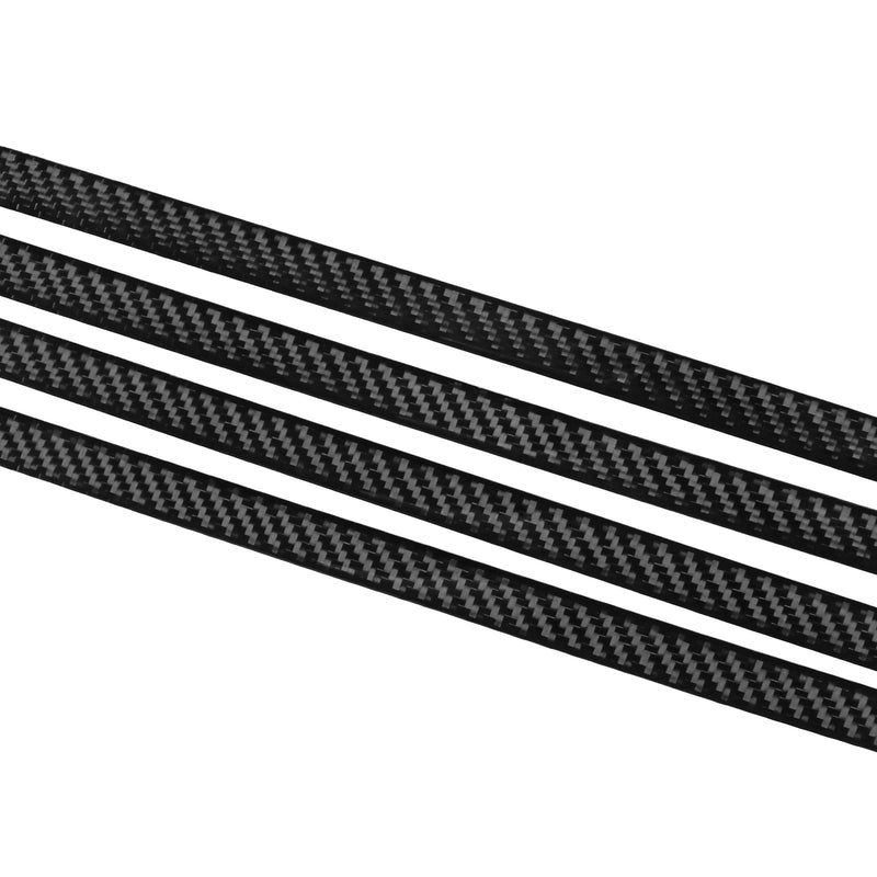 WXZOS Genuine Carbon Fiber Exterior Door Window Trim for Benz W206 C-class 2022-2024