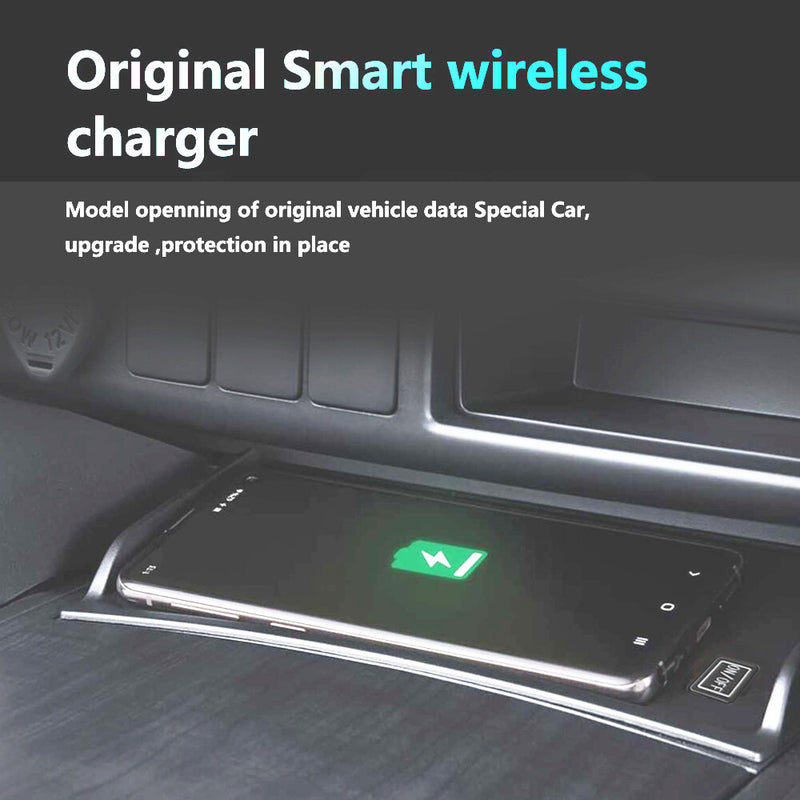 WXZOS Center Console Phone Wireless Fast Charging Pad for Toyota Fortuner 2022