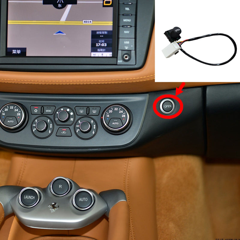 WXZOS  Glove Box Release Switch Button for Ferrari FF F151 F12 Berlinetta 2011-2017