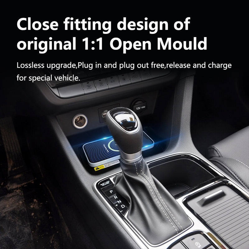 WXZOS Center Console Phone Wireless Fast Charging Pad for Hyundai Sonata 2018