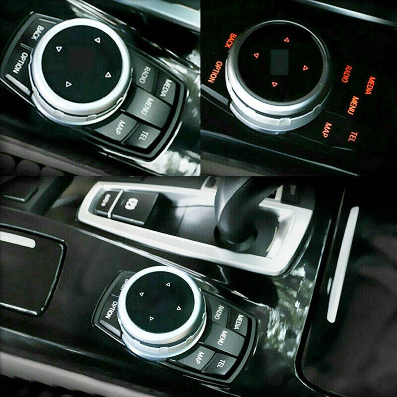 7 Button CIC IDrive Multi-Media Knob Cover for BMW 7 seies 2009-2011 X3 2011-13