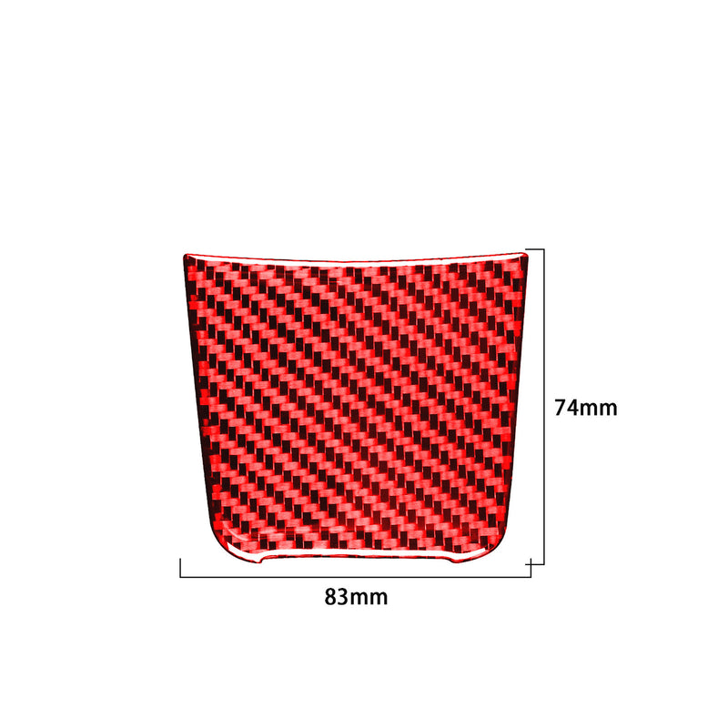WXZOS Carbon Fiber Cigarette Lighter Cover Trim for Porsche 718 Cayman 982 2017-2025