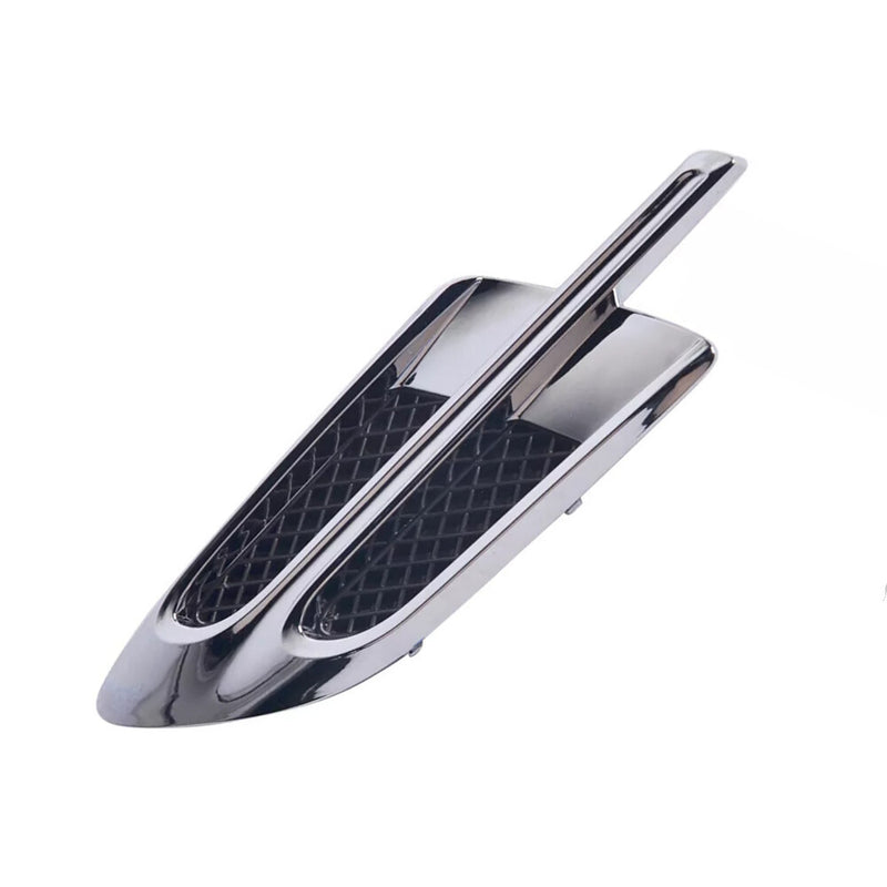 WXZOS Chrome/Black/Carbon Fiber Pattern Side Fender for Bentley Bentayga 2016-2020