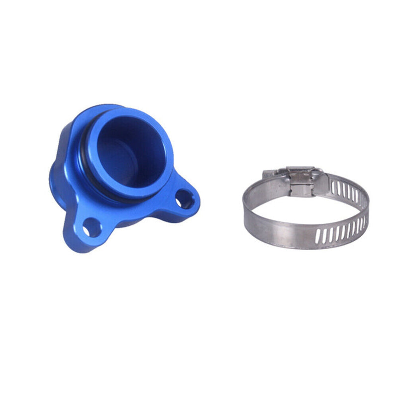 Blue Aluminum Alloy Water Hose Fitting Head 11537541992 For BMW 1' 3' 335i Z4