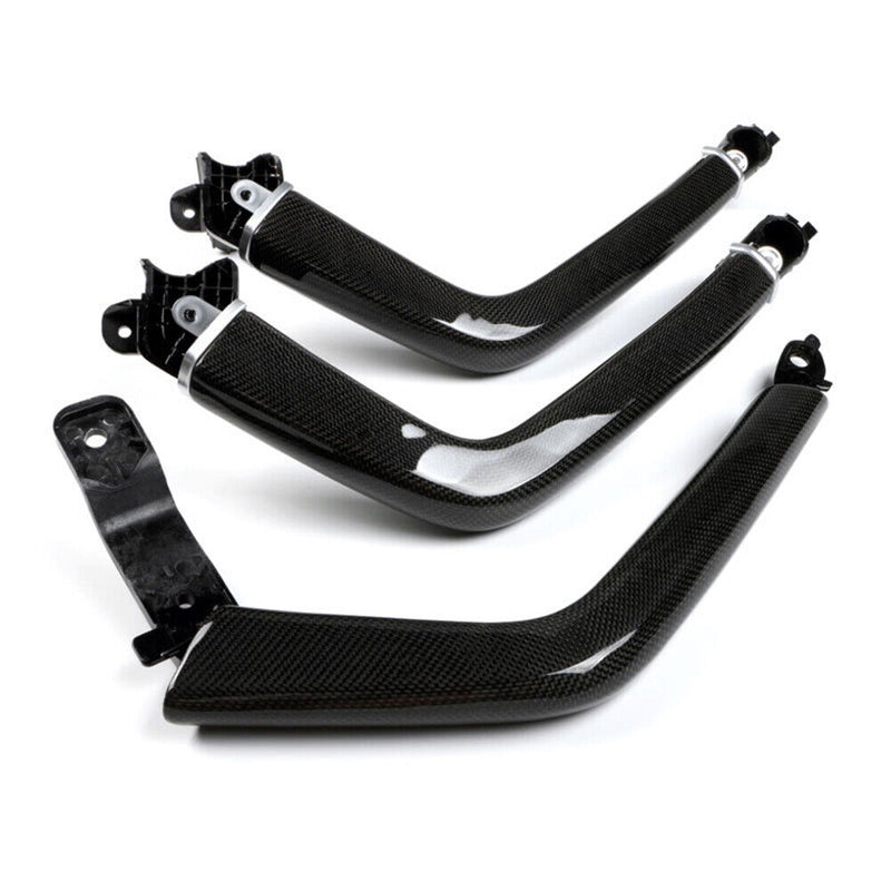 1SET Carbon Fiber Inner Door Handle Center Armrest for Porsche Cayenne 2018-2023