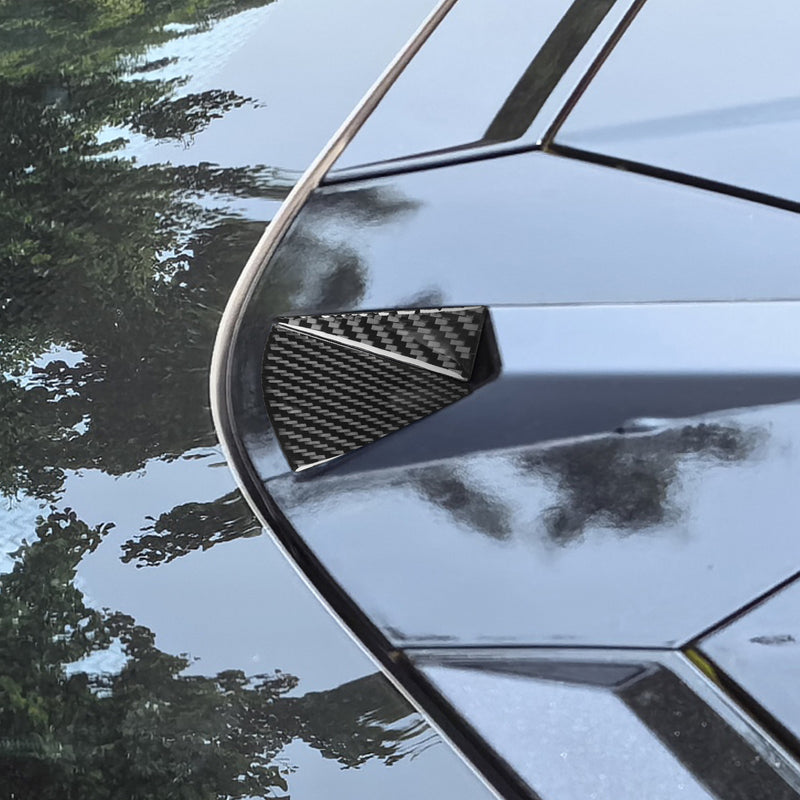 WXZOS Genuine Carbon Fiber Roof-Mounted Camera Trim for Chevrolet Corvette C8 2020-24