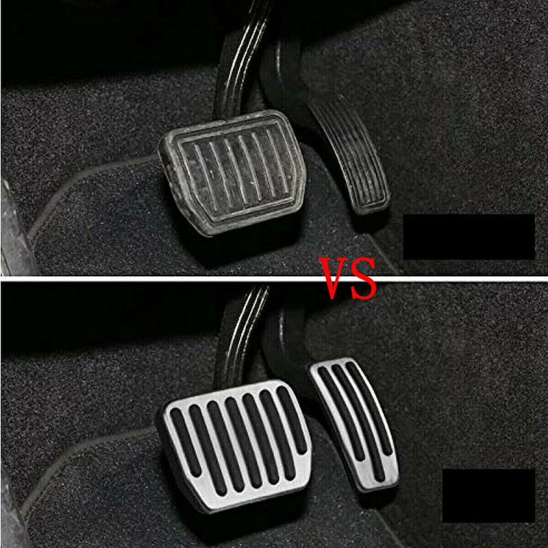 2Pcs Aluminum Accelerator Pedal Cover Gas Pedal For Tesla Model 3 17-19