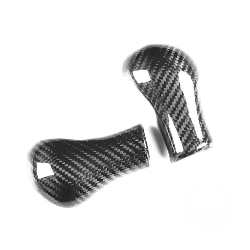 Genuine Carbon Fiber Gear Shift Knob Cover Fit for INFINITI G35 2007-2008