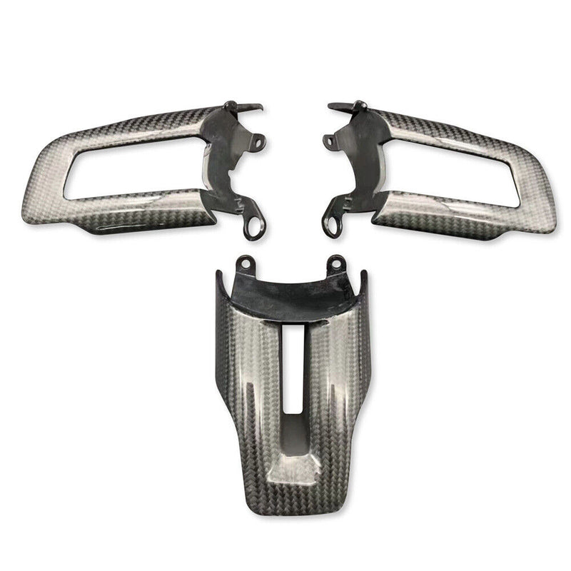 Sale Carbon Fiber Steering Wheel Cover Trim for Ford Mustang GT350 GT500 2015-21