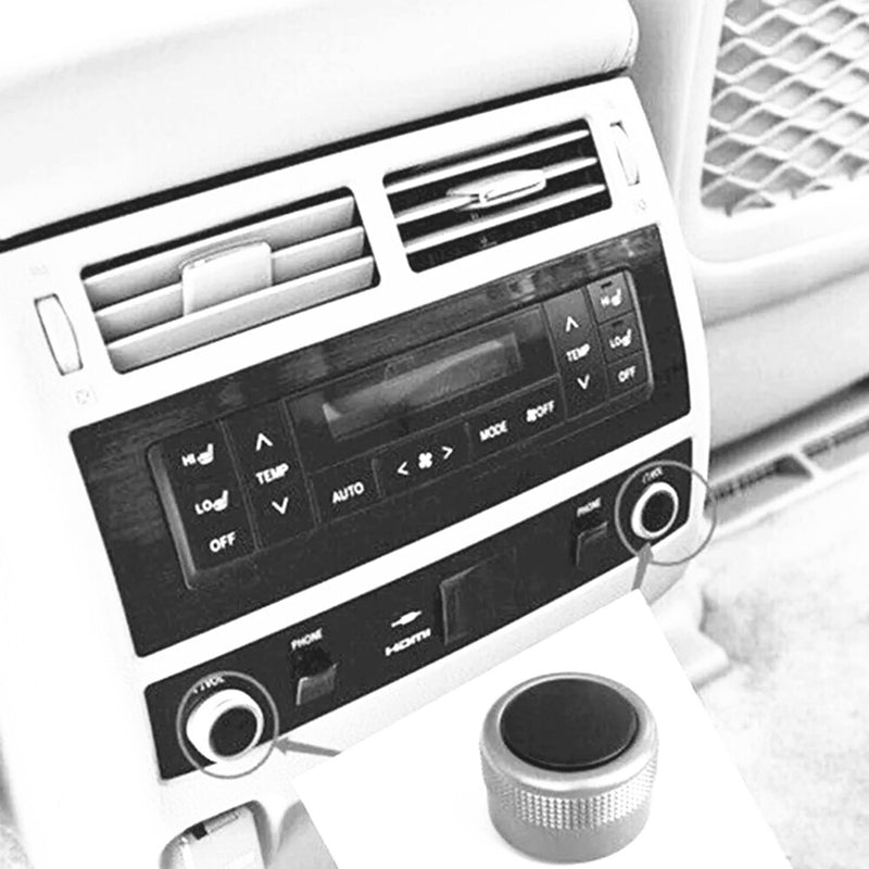 WXZOS Rear Row Volume Control Knob Cover for Toyota Land Cruiser LC200 2010-2018