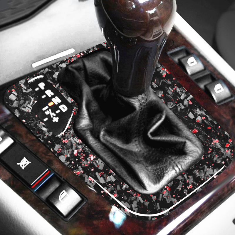 WXZOS Genuine Carbon Fiber Gear Shift Lever Panel Trim for BMW E46 3series 1998-2005