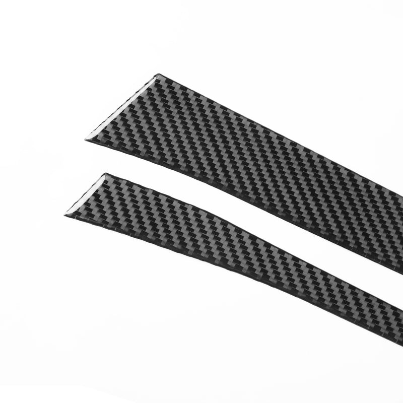 WXZOS Genuine Carbon Fiber Exterior Door Handle Trim for Chevrolet Corvette C8 2020-24