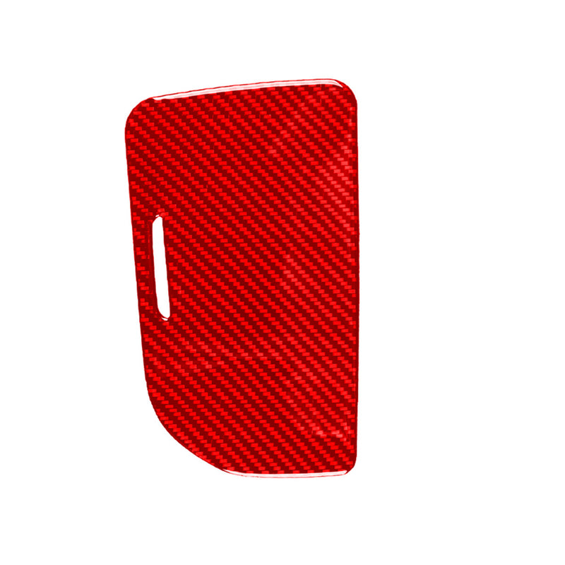 WXZOS Genuine Carbon Fiber Center Cup Holder Trim for Chevrolet Corvette C8 2020-2024