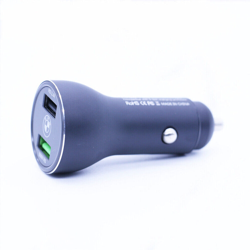 Dual USB Charger Socket Power Outlet Adapter for BMW