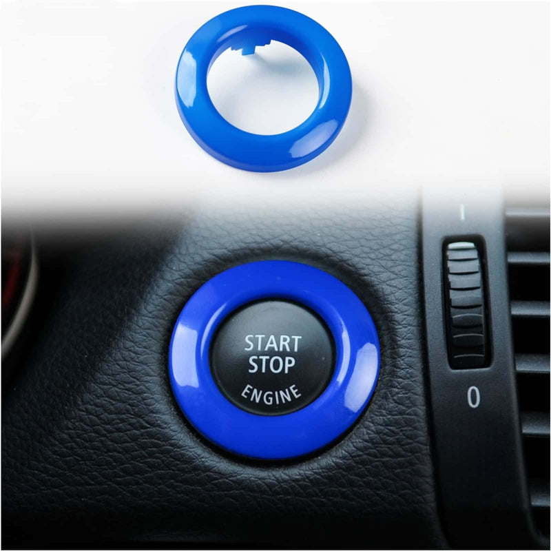 WXZOS Start Stop Switch Button Trim Cover for BMW E81 E82 E87 E88 1Series 2005-2011
