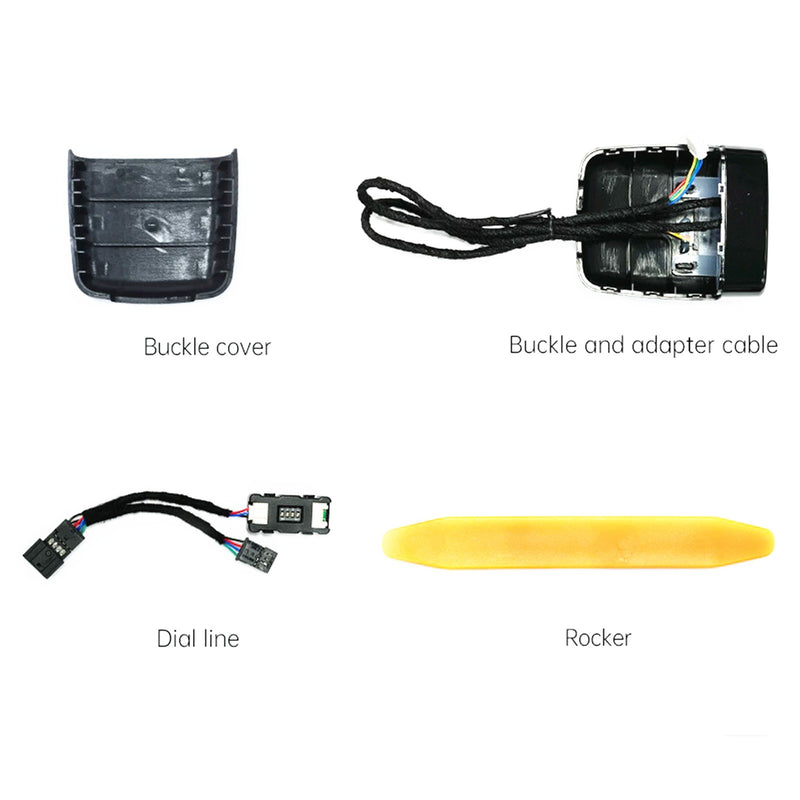 WXZOS Left&Right Front Seatbelt Buckle Ambient Light for BMW G11 G12 7Series 2016-2021