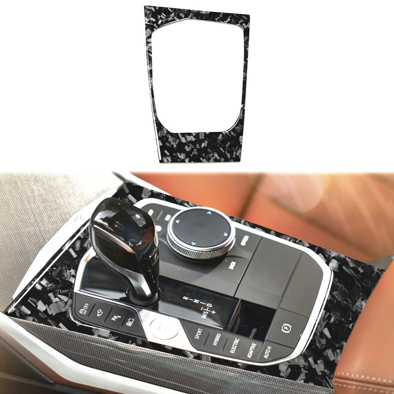 WXZOS Genuine Carbon Fiber Gear Shift Lever Panel Trim for BMW G20 3series 2020-2022