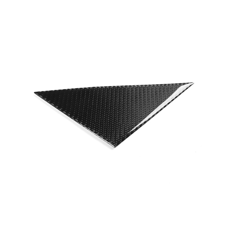WXZOS Genuine Carbon Fiber Exterior A-Pillar Trim for Chevrolet Corvette C8 2020-2024