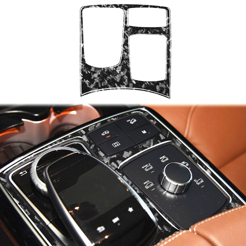 WXZOS Genuine Carbon Fiber Center Console Panel Trim for Benz W166 M-Class 2012-2015