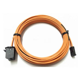 1M Orange Color Male M.O.S.T. Fiber Optic Cable For Audi Mercedes Benz BMW