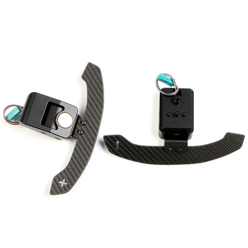 Pagaie de changement de vitesse de volant en fibre de carbone de voiture...