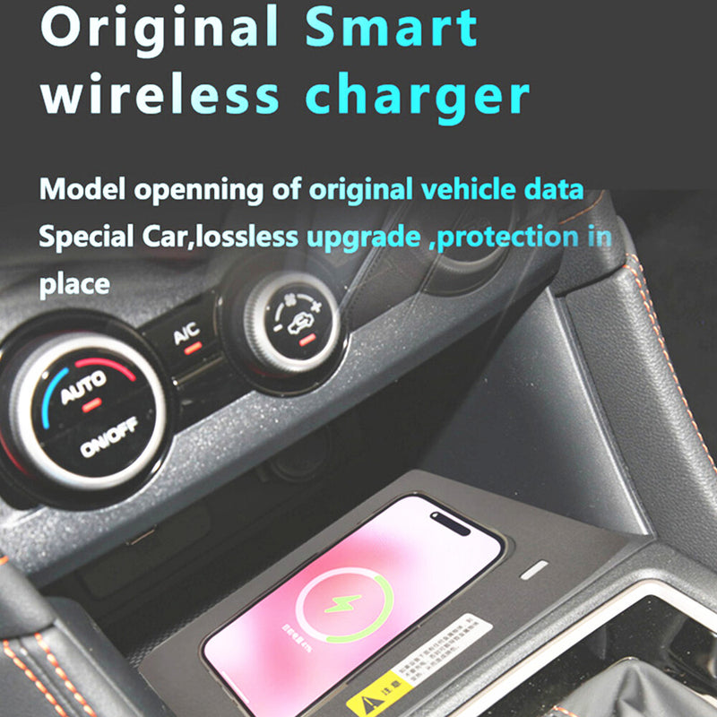 WXZOS Center Console Phone Wireless Fast Charging Pad for Subaru XV 2018-2022
