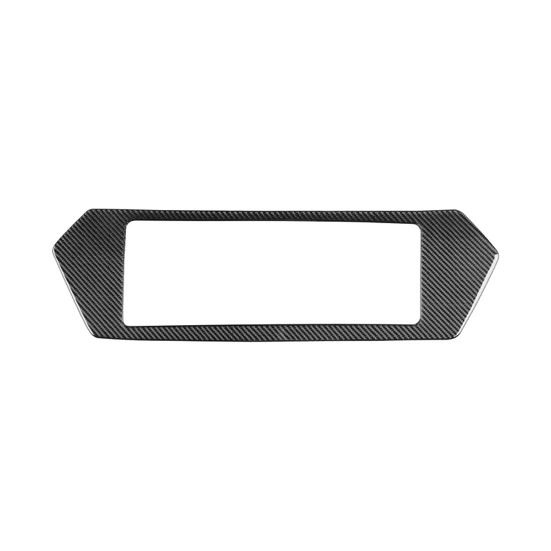 WXZOS Genuine Carbon Fiber Rear License Plate Trim for Chevrolet Corvette C8 2020-24