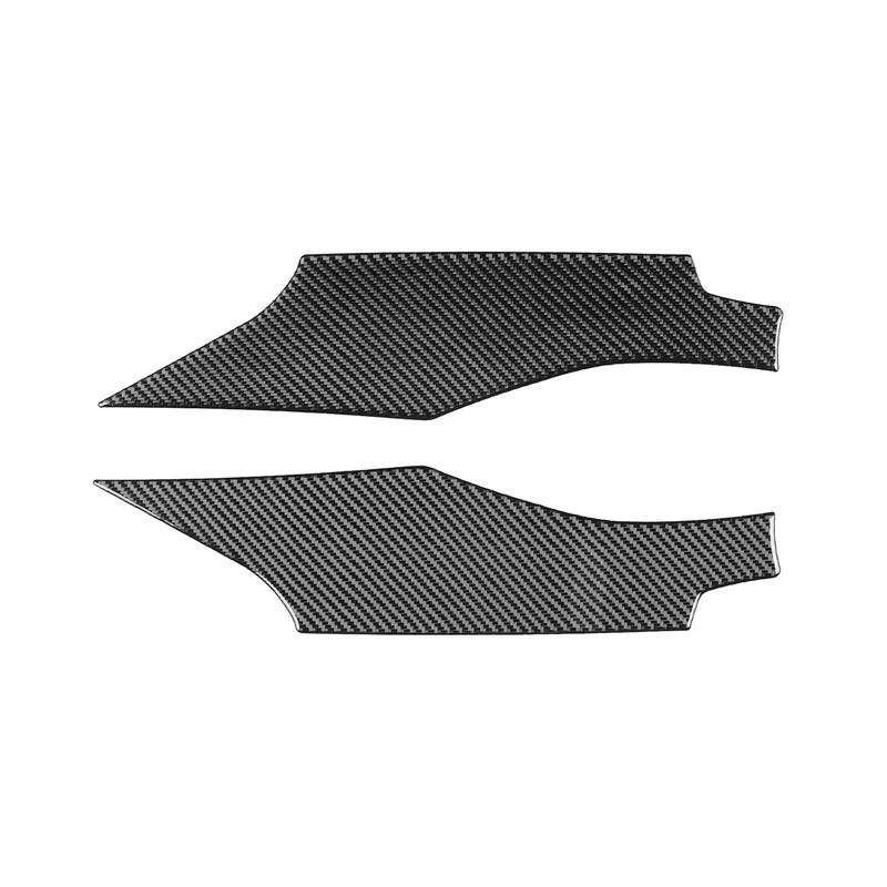 WXZOS Genuine Carbon Fiber Door Panel Trim for Chevrolet Corvette C8 2020-2024