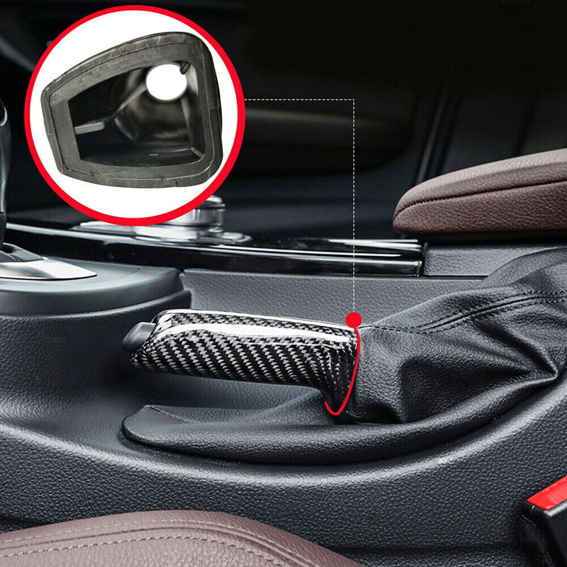 Carbon Fiber Handbrake Brake Handle Cover for BMW E46 E90 F30 F32 F80 1’ 3’ 4‘ M