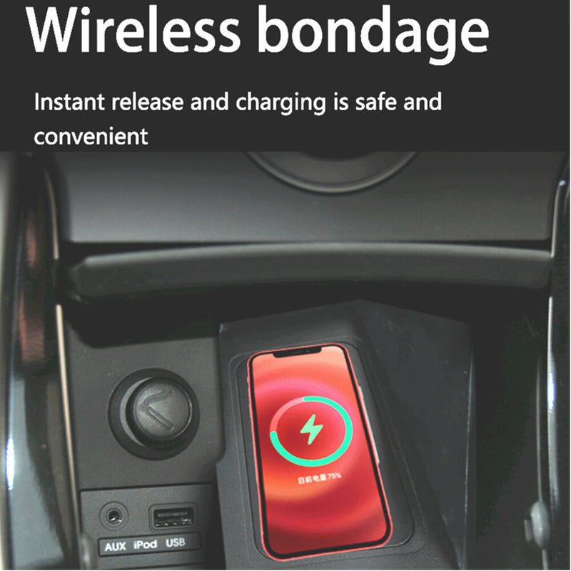 WXZOS Center Console Phone Wireless Fast Charging Pad for Hyundai Elantra 2012-2015