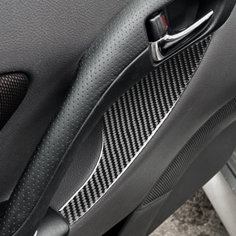 WXZOS Genuine Carbon Fiber Door Armrest Switch Panel Trim for Toyota Celica 2000-2005